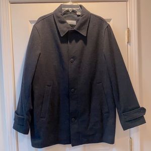 Joseph Aboud trench coat black - wool/nylon/cashmere